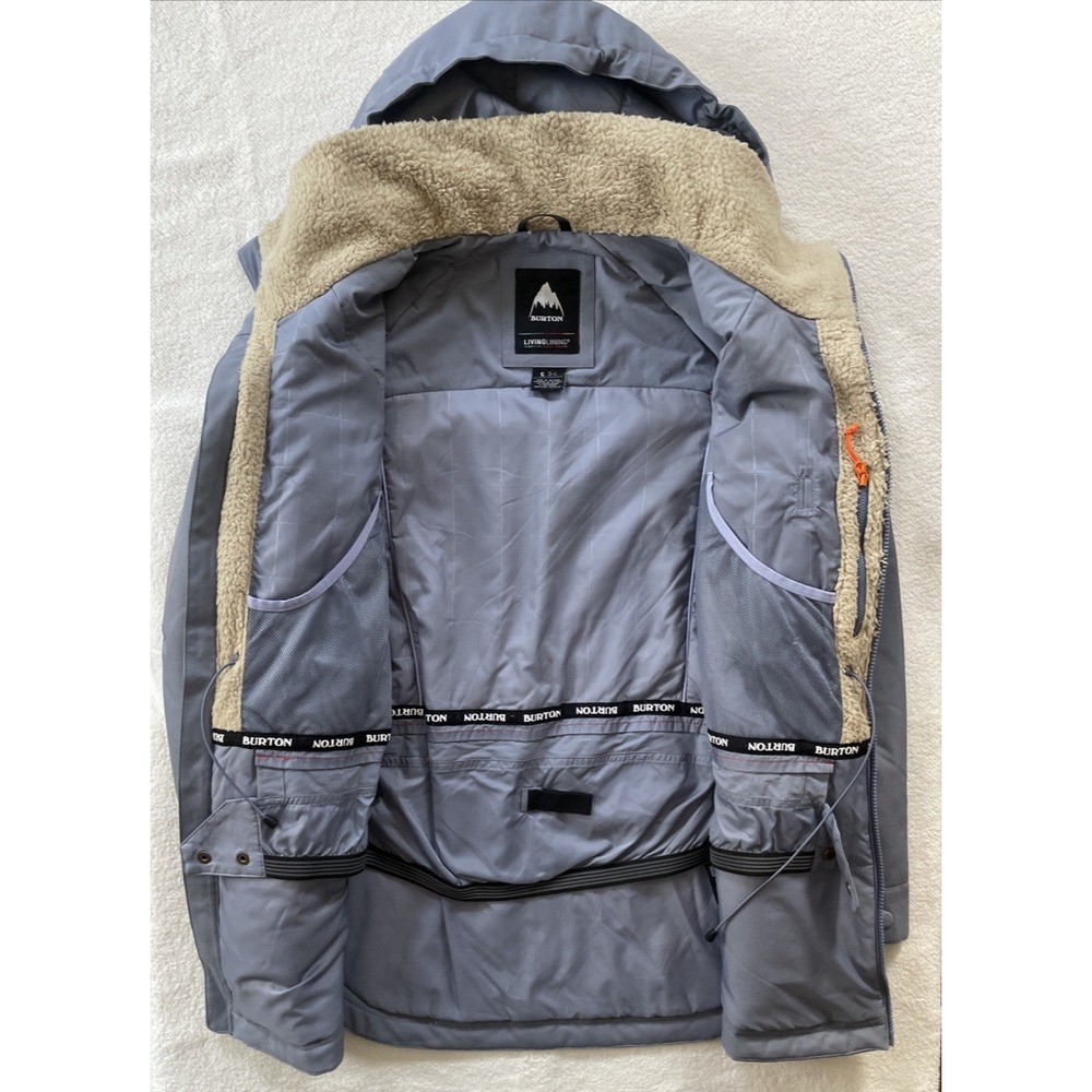 Burton Prowess Snowboard Ski Jacket Womens Small Waterproof Insulated Sherpa - Picture 12 of 16